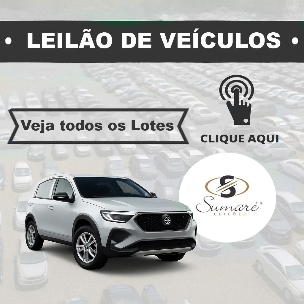 Leilão de Veículos / Quarta-Feira 14/01/2026